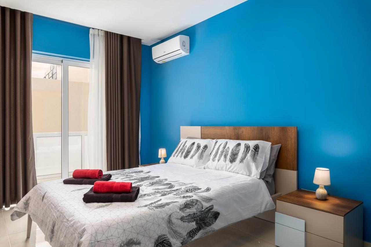 Modern 3Br Stylish Apartment With Large Balcony - Close To St Julians And St Georges Bay Is-Swieqi Экстерьер фото