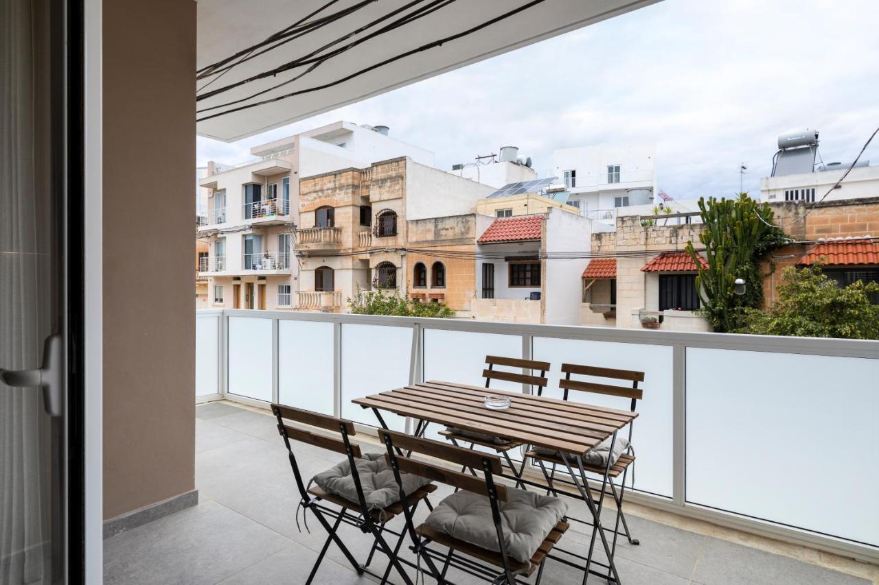 Modern 3Br Stylish Apartment With Large Balcony - Close To St Julians And St Georges Bay Is-Swieqi Экстерьер фото